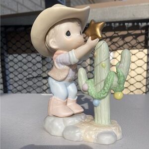 Precious Moments Warmest Wishes For The Holidays Cowboy Catcus Christmas Tree 99